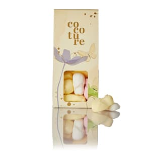 Påskeskum i gul Cocoture dragébox - 45-50g