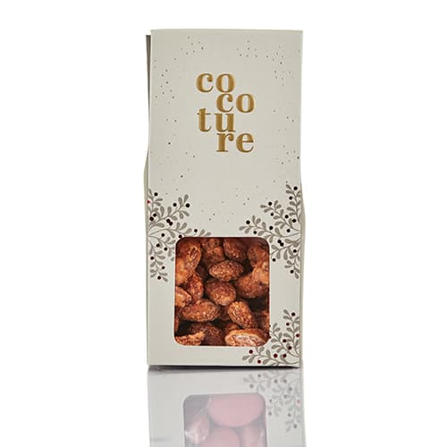 Brændte mandler i grå Cocoture æske - 90g
