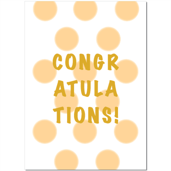 &BOX - KORT - Congratulations