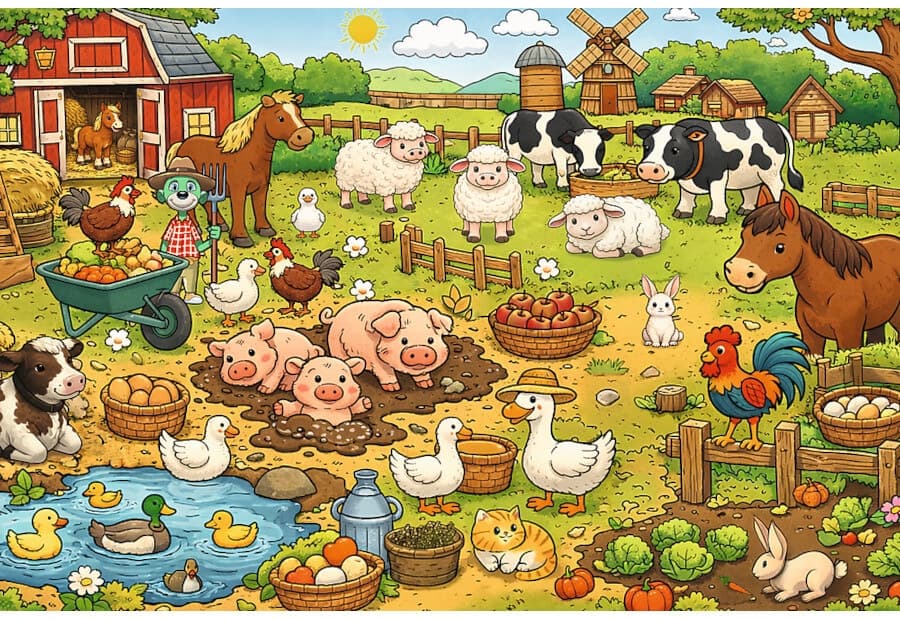 The Treflik Family - Village (Seek & Find)