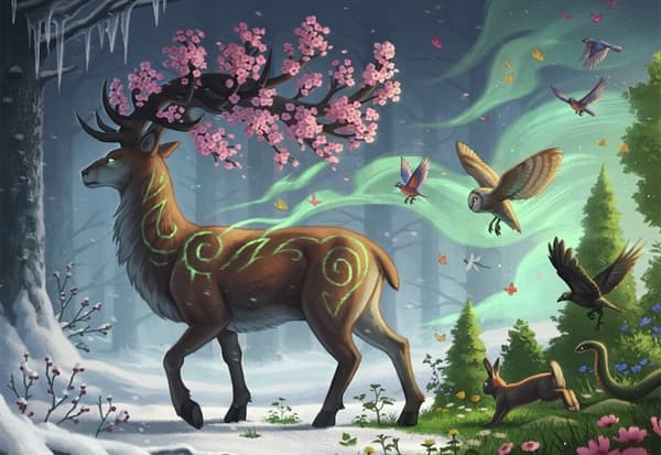 Deer of Spring