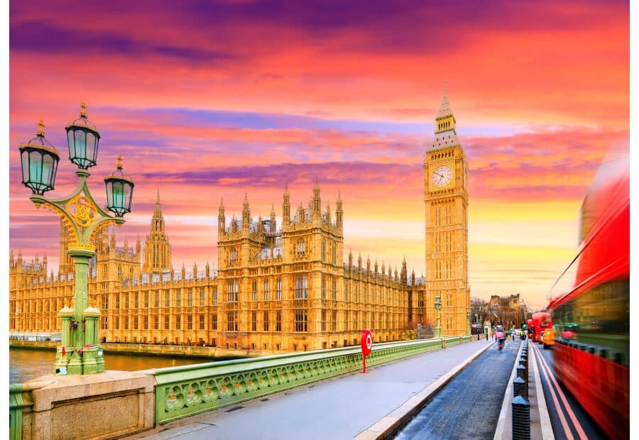 The Palace of Westminster, London