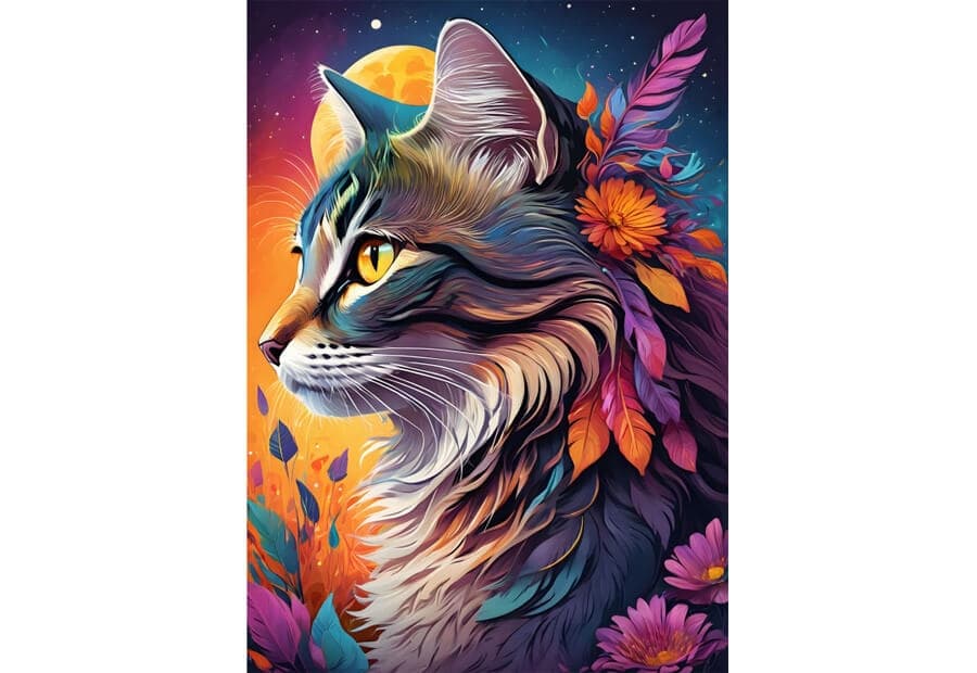 Floral Cat