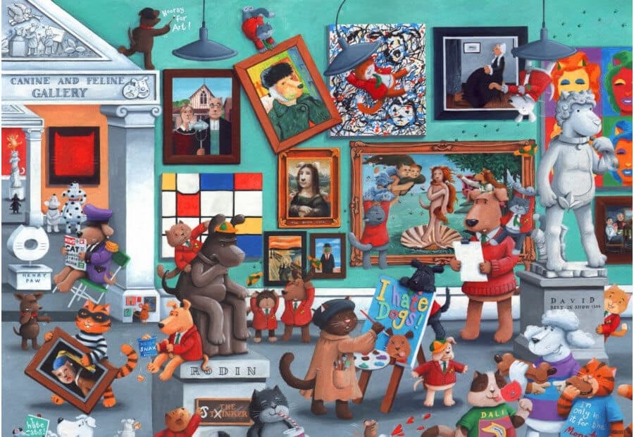 Cats and Dogs Art Gallery