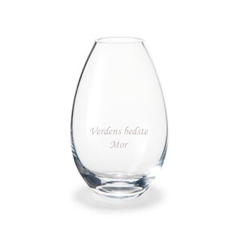 Holmegård Cocoon vase 11,5 cm klar glas
