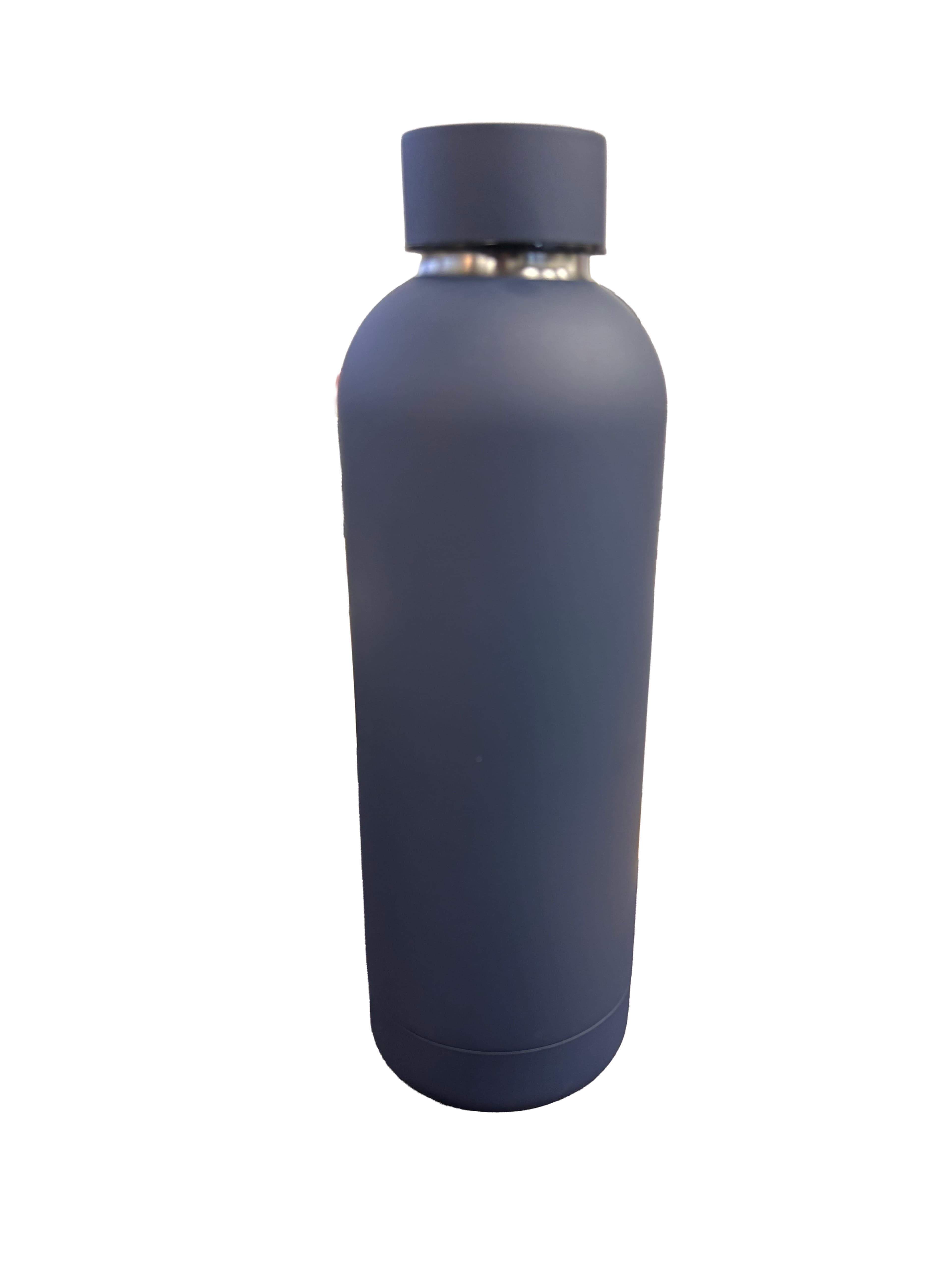 RAW TO GO Termoflaske med navn/tekst, 0,5 L,  blå