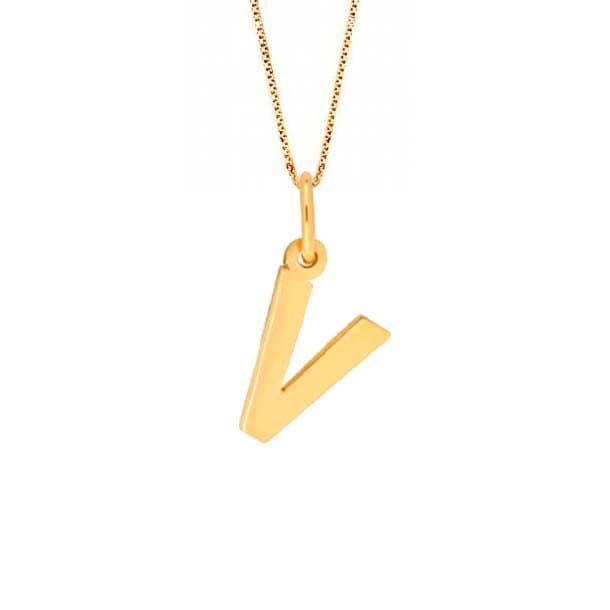 Nordahl Andersen 14 kt bogstav V