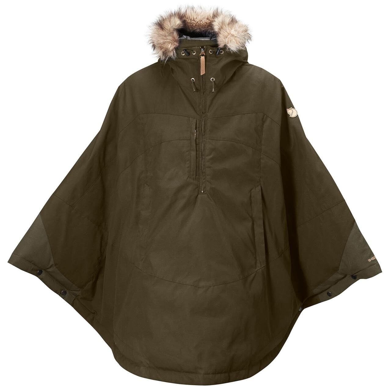 Fjällräven Womens Luhkka Cape  (Grøn (DARK OLIVE/633) X-large)