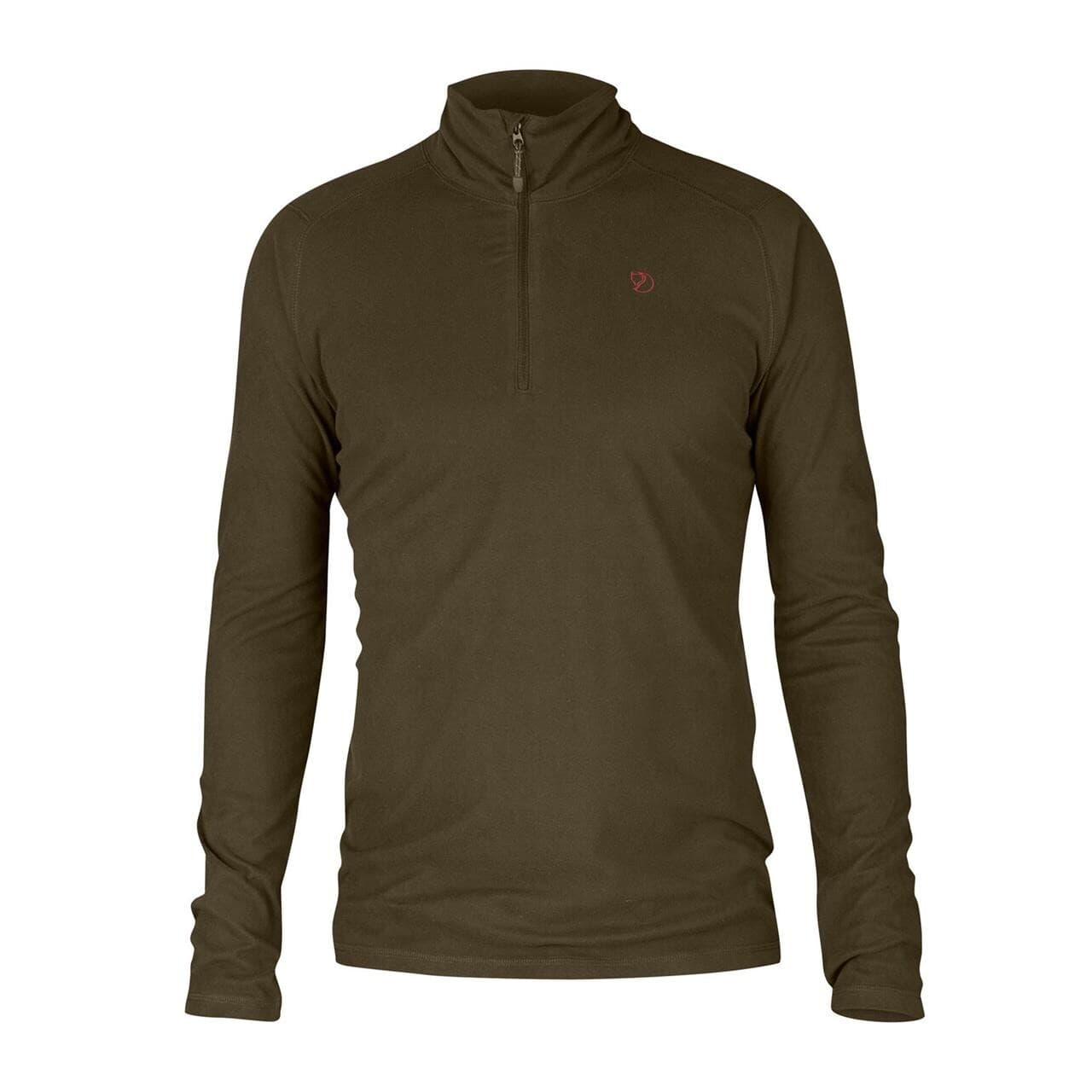 Fjällräven Mens Pine Half Zip  (Grøn (DARK OLIVE/633) Small)