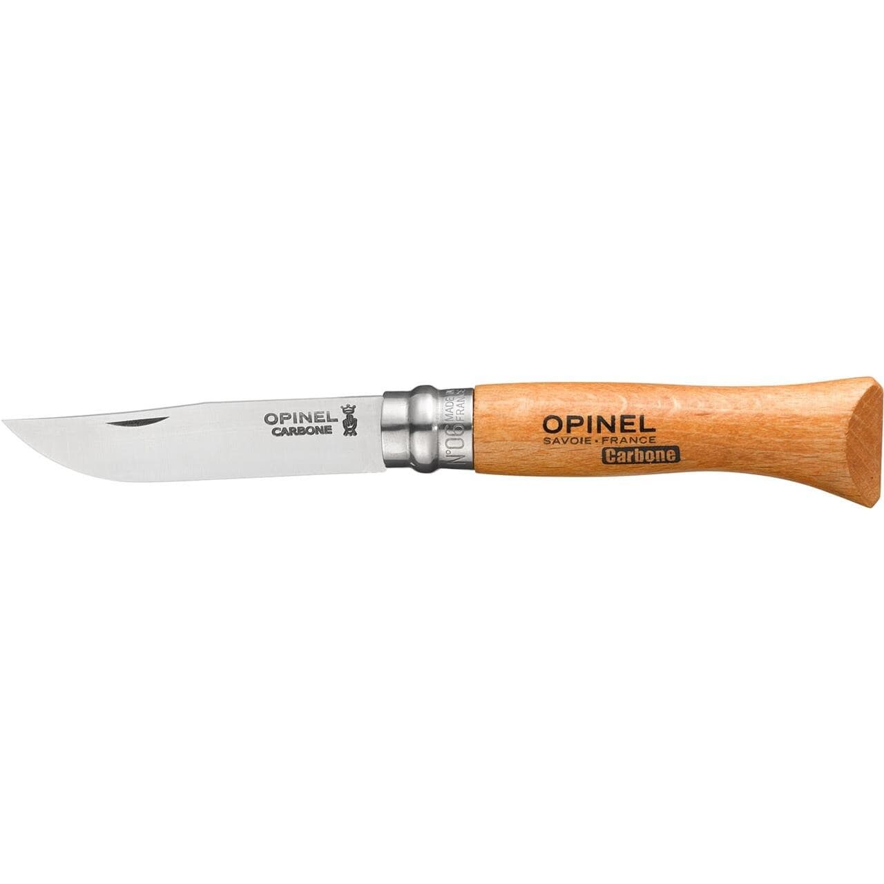 Opinel N°6 Carbon Steel (Brun (BEACHWOOD))
