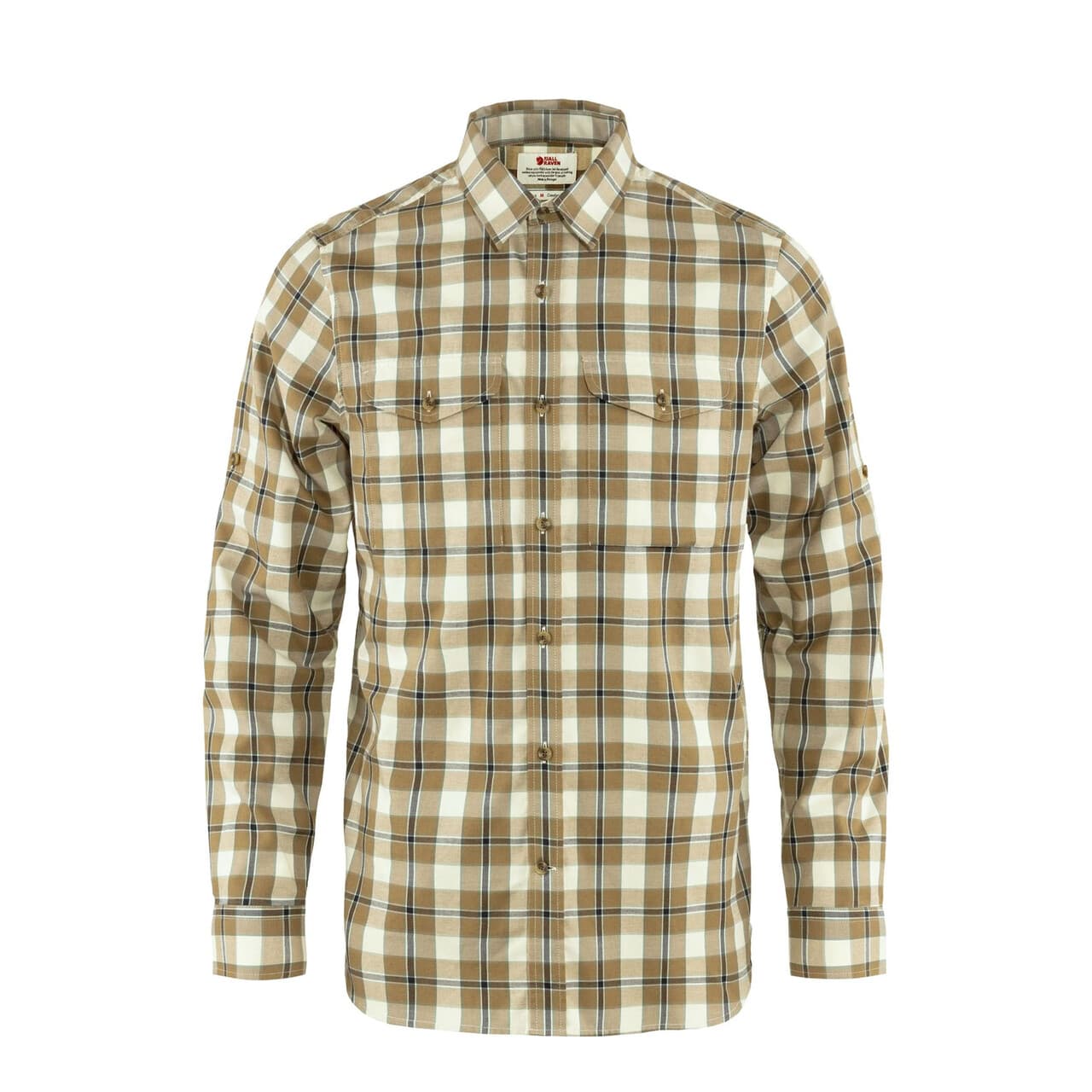 Fjällräven Mens Singi Flannel Shirt L/S  (Brun (BUCKWHEAT BRWN-PT GRN/232-614) Small)