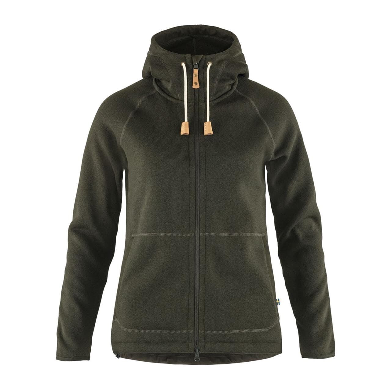 Fjällräven Womens Övik Fleece Hoodie  (Grøn (DEEP FOREST/662) Small)