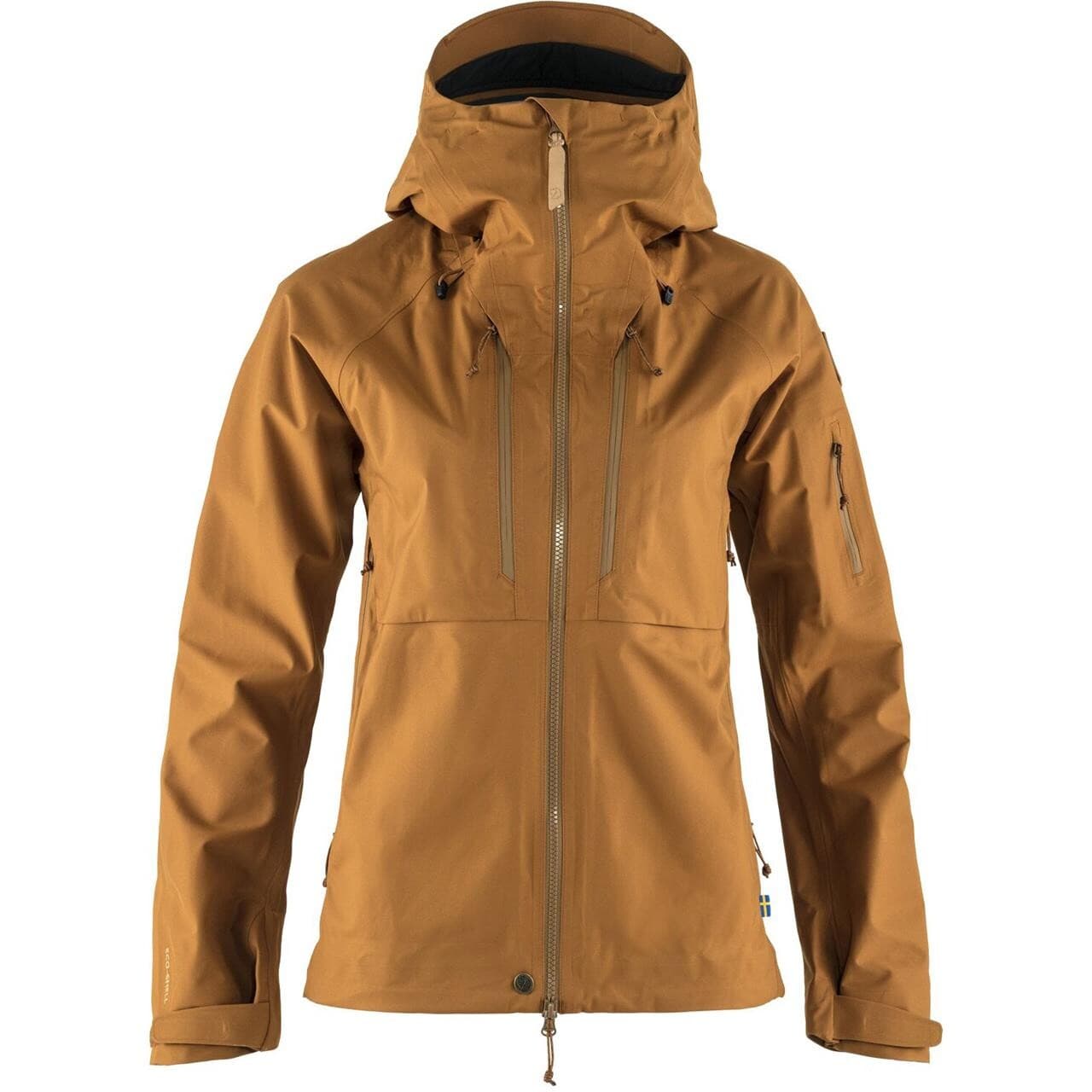 Fjällräven Womens Keb Eco-Shell Jacket  (Brun (CHESTNUT/230) Small)