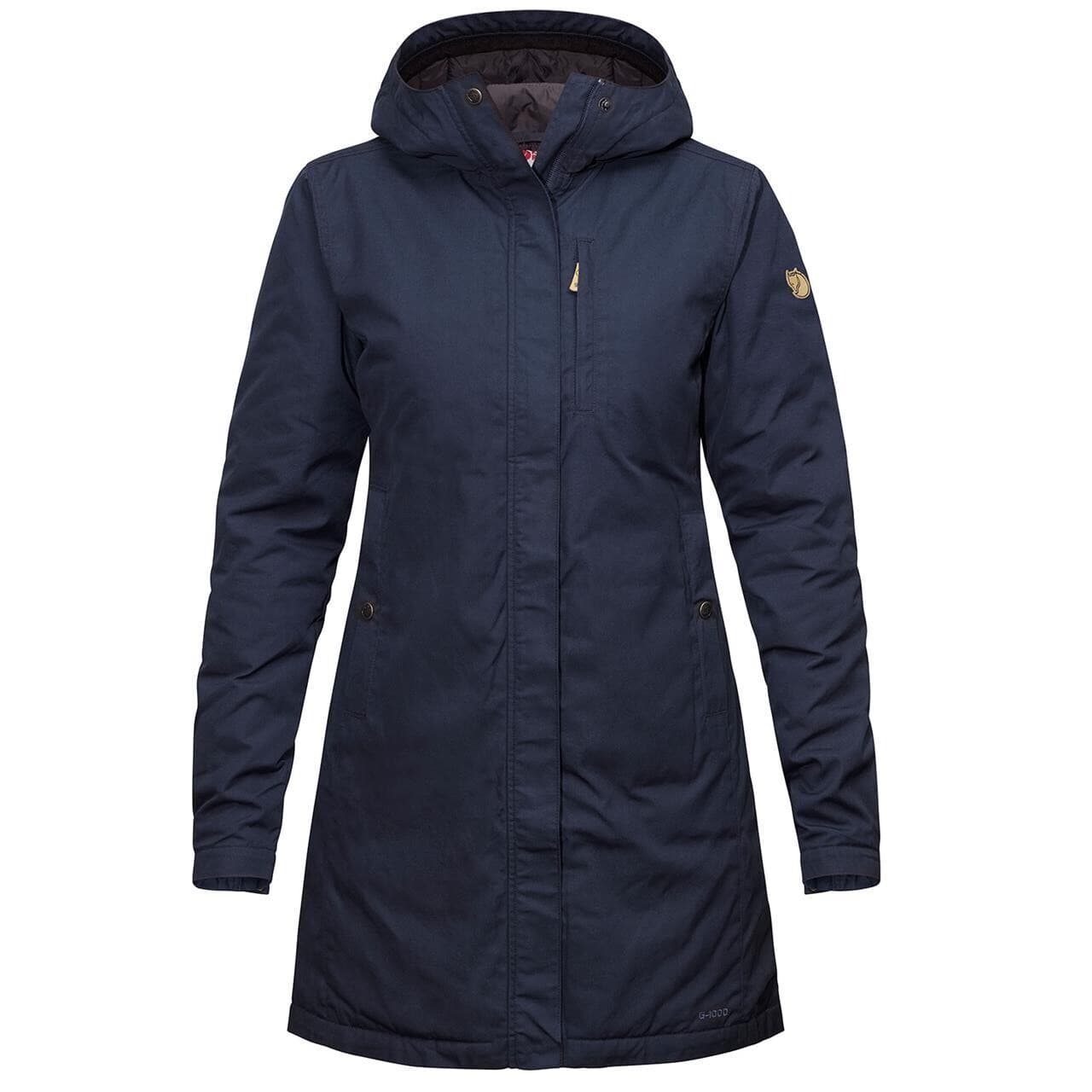 Fjällräven Womens Kiruna Padded Parka  (Blå (DARK NAVY/555) X-large)