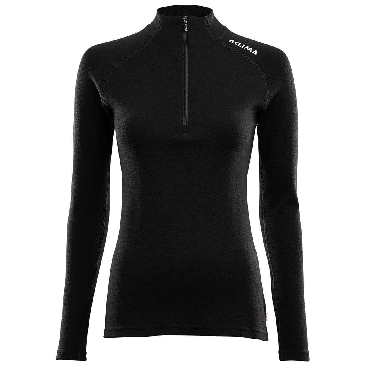 Aclima Womens Warmwool Mock Neck Shirt  (Sort (JET BLACK) XX-large)