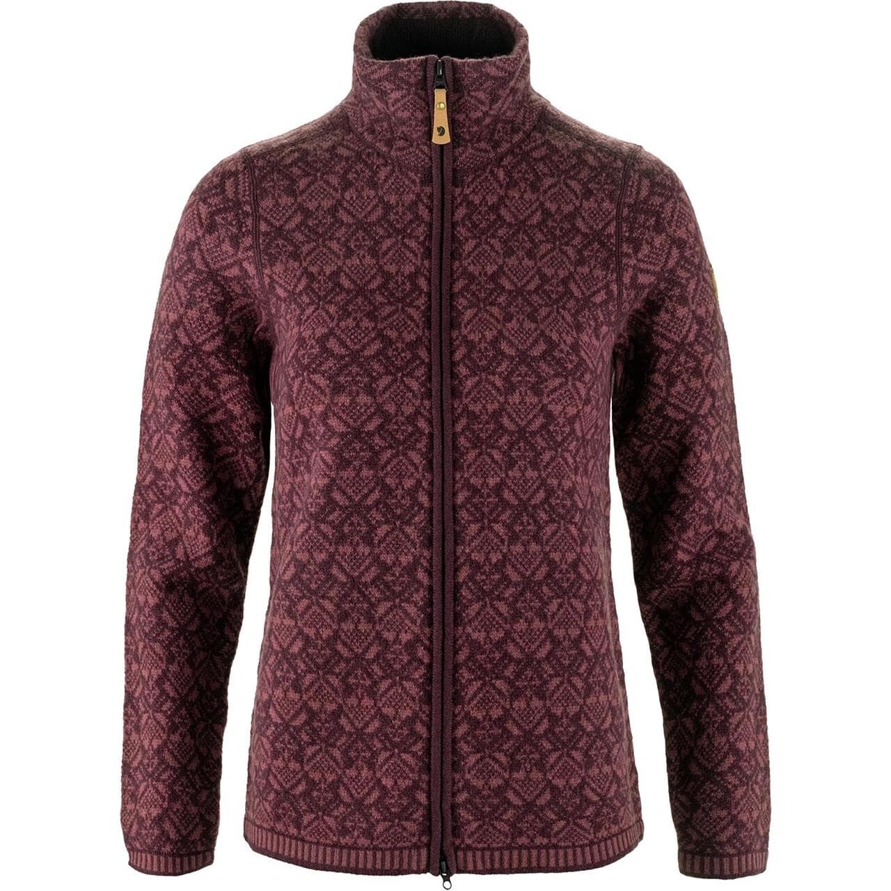 Fjällräven Womens Snow Cardigan  (Rød (PORT/357) X-large)