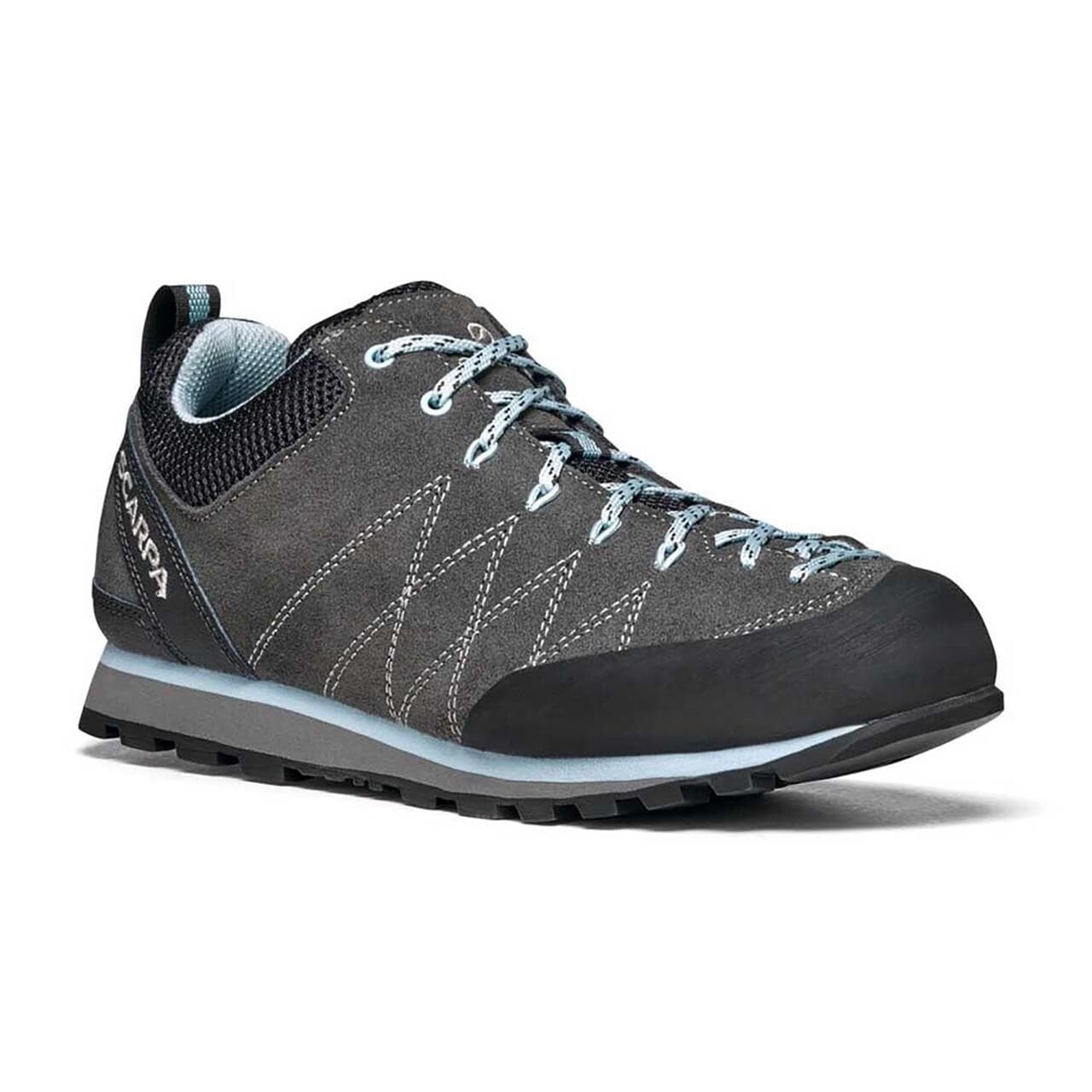 Scarpa Womens Crux  (Grå (SHARK/BLUE RADIANCE/GRAY) 42)