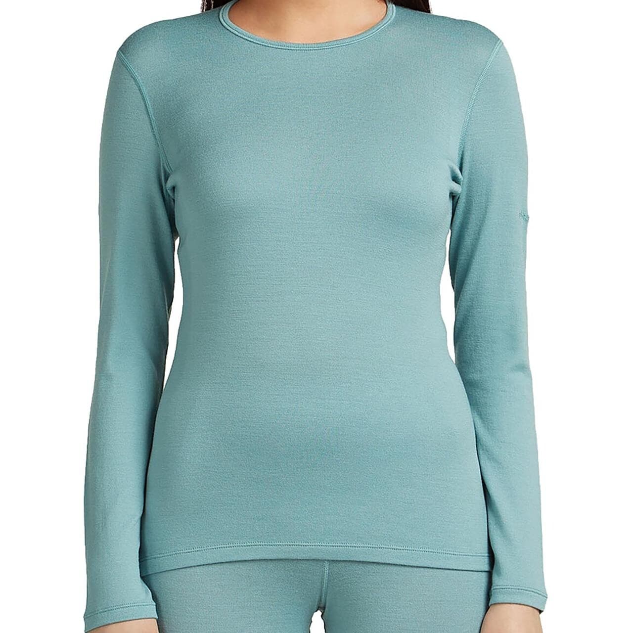 Icebreaker Womens 260 Tech L/S Crewe (Blå (HYDRO) Small)