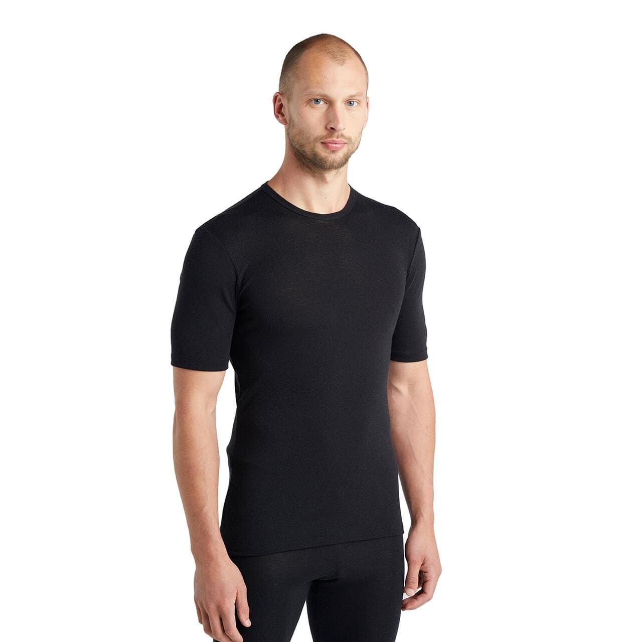 Icebreaker Mens 175 Everyday S/S Crewe (Sort (BLACK) X-large)