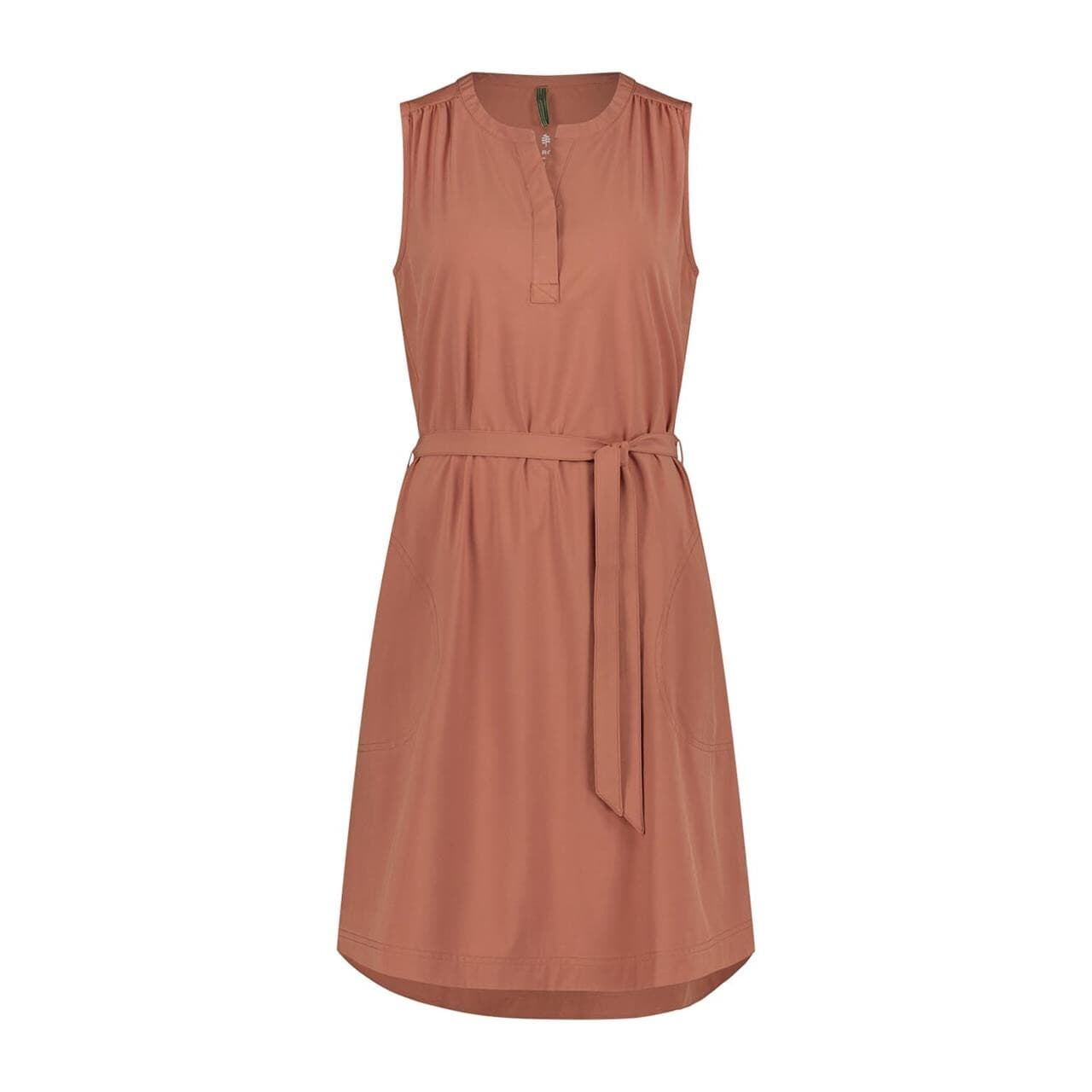 Royal Robbins Womens Spotless Traveler Tank Dress  (Brun (BAKED CLAY) X-large)