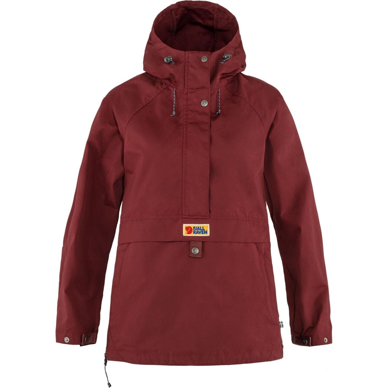 Fjällräven Womens Vardag Anorak  (Rød (BORDEAUX RED/347) XX-small)