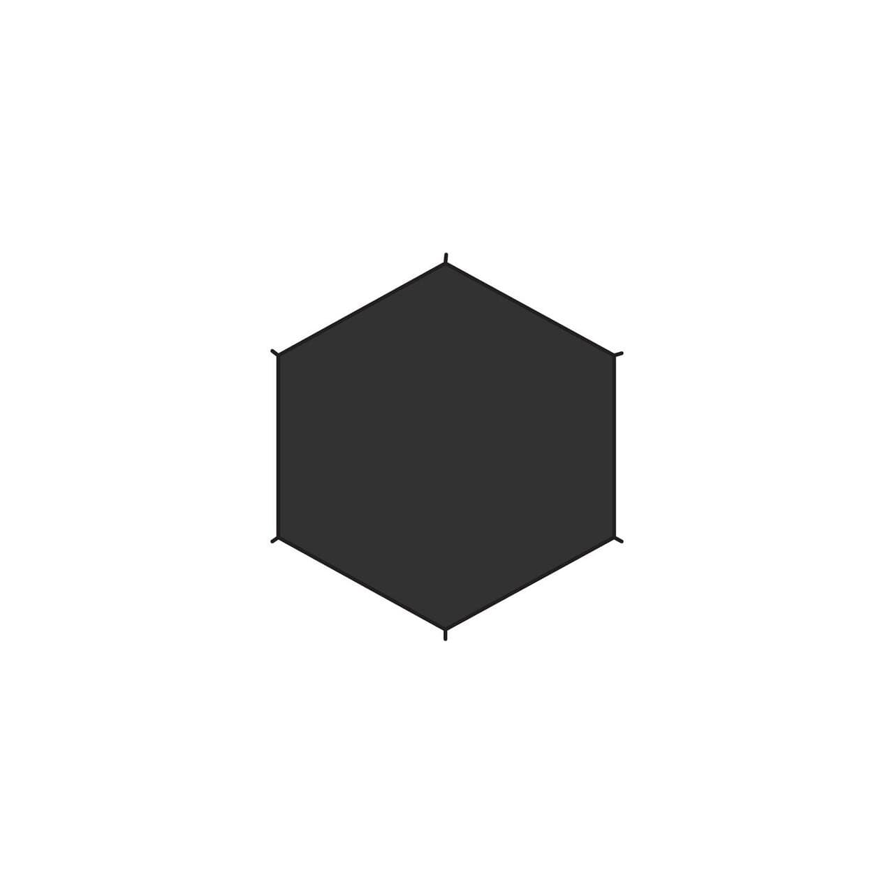 Fjällräven Dome 2 Footprint (Sort (BLACK/550))