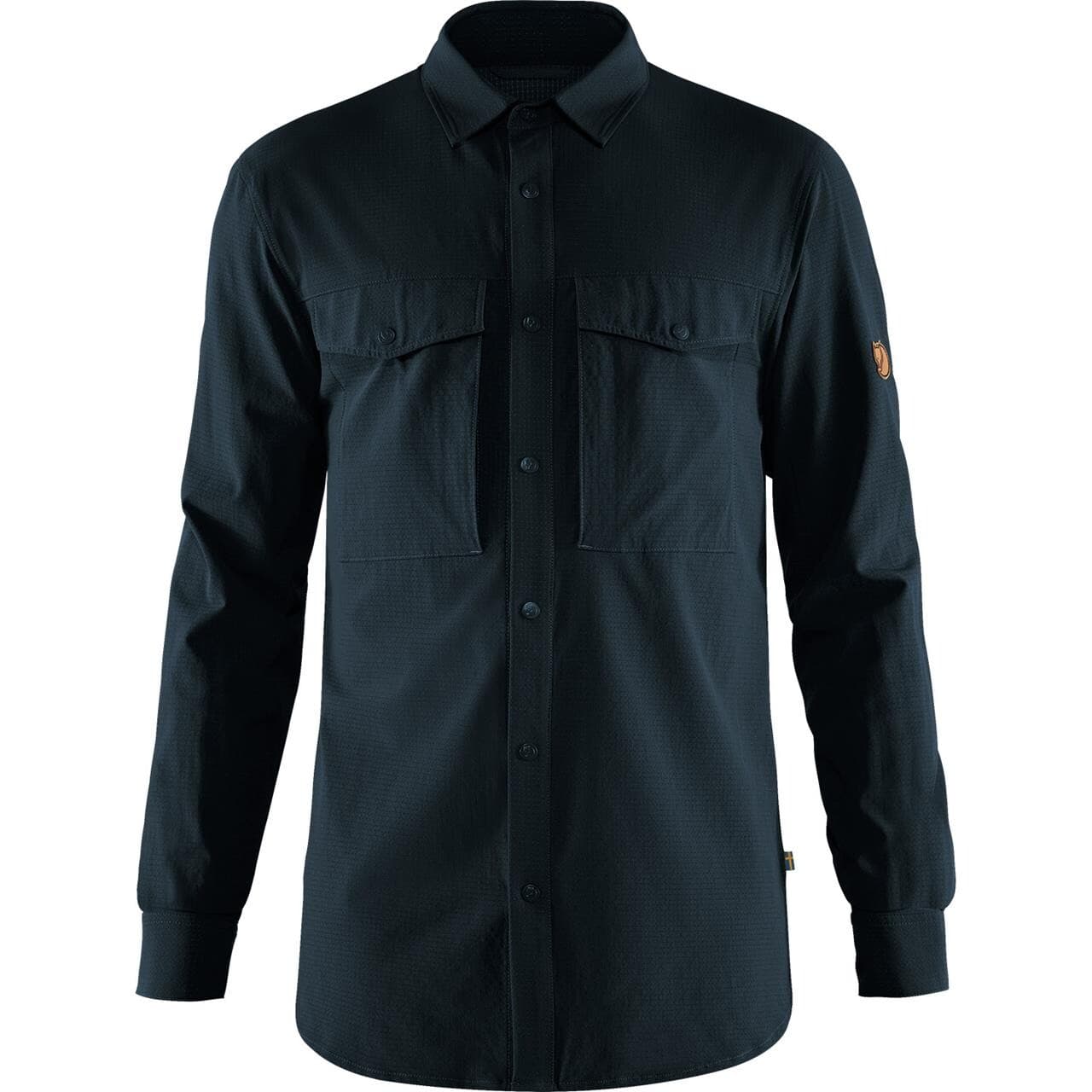 Fjällräven Mens Abisko Trekking Shirt  (Blå (DARK NAVY/555) Medium)