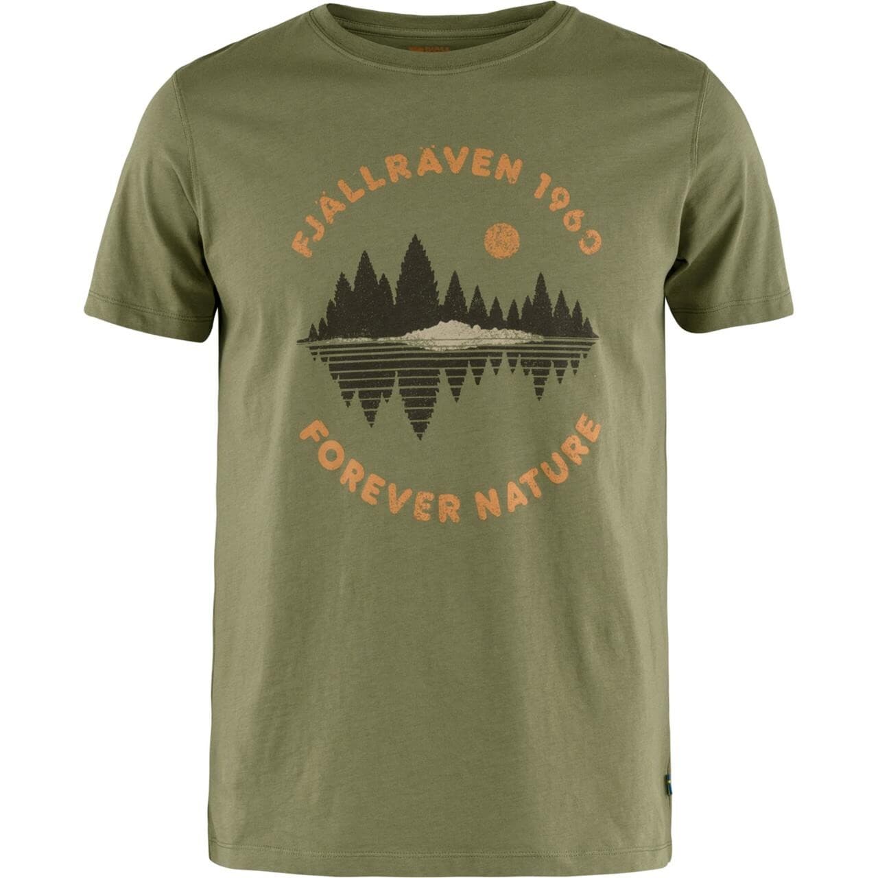 Fjällräven Mens Forest Mirror T-shirt  (Grøn (GREEN/620) Medium)