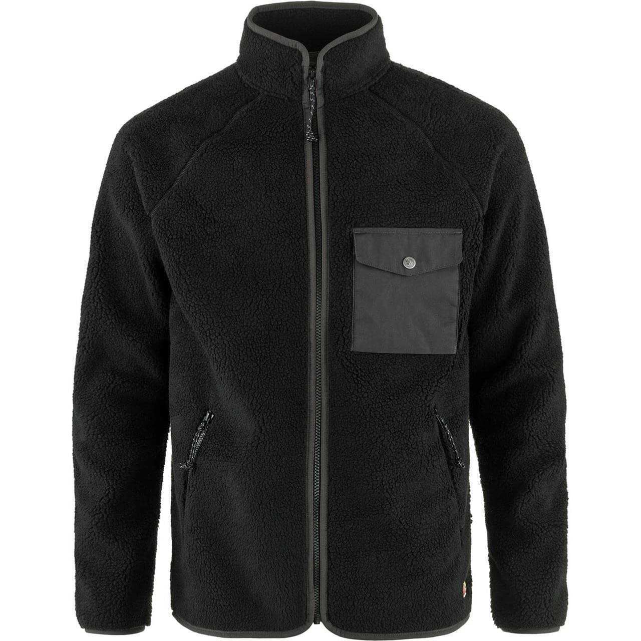 Fjällräven Mens Vardag Pile Fleece  (Sort (BLACK-DARK GREY/550-030) Medium)