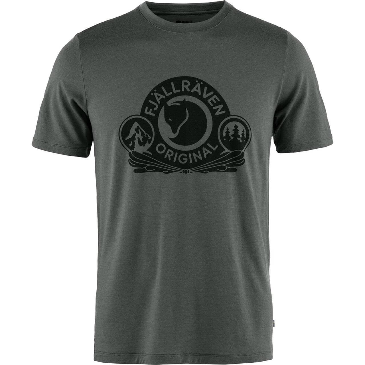 Fjällräven Mens Abisko Wool Classic S/S  (Grå (BASALT/050) X-small)