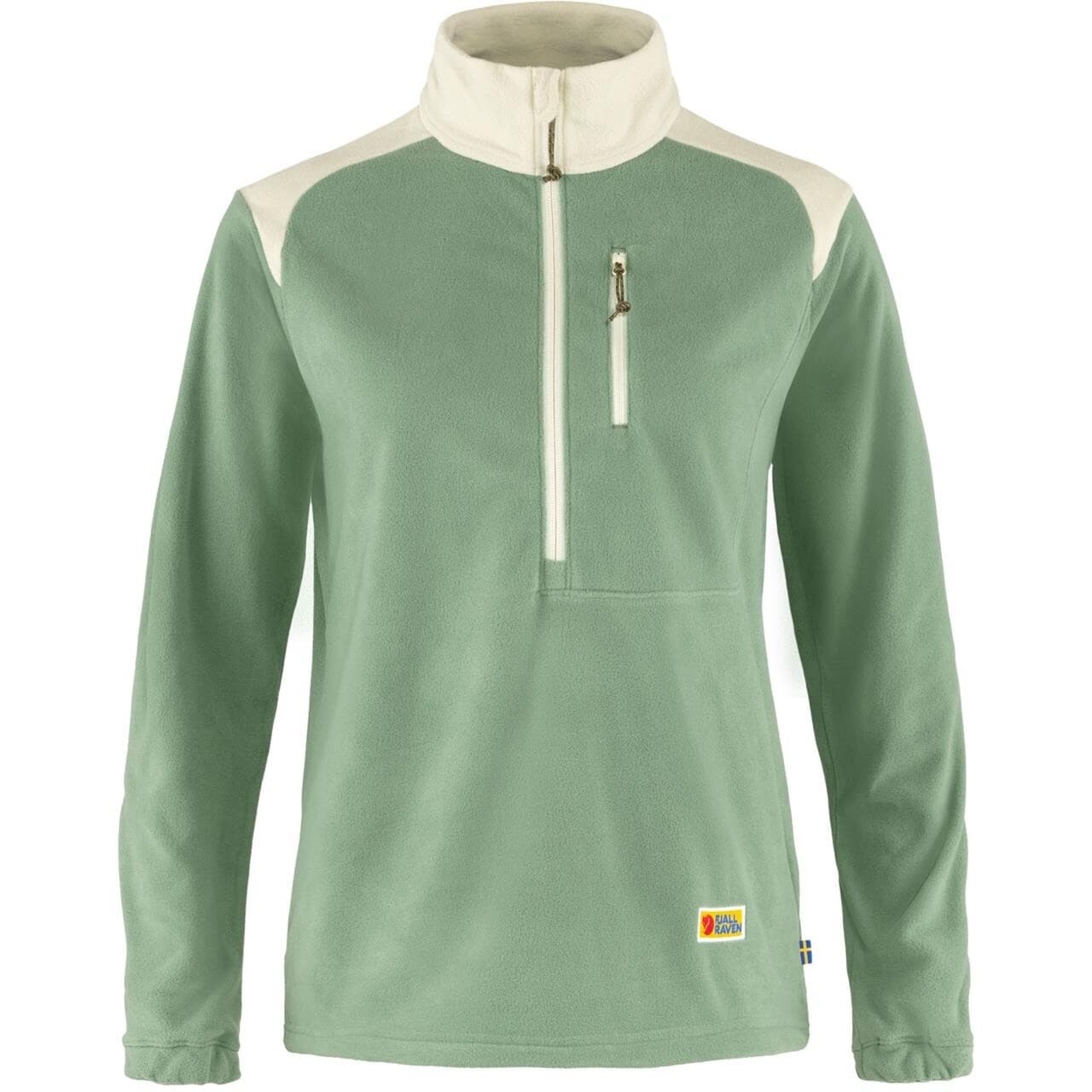 Fjällräven Womens Vardag Lite Fleece  (Grøn (SAGE GREEN-CHALK WHITE/516-113) X-large)