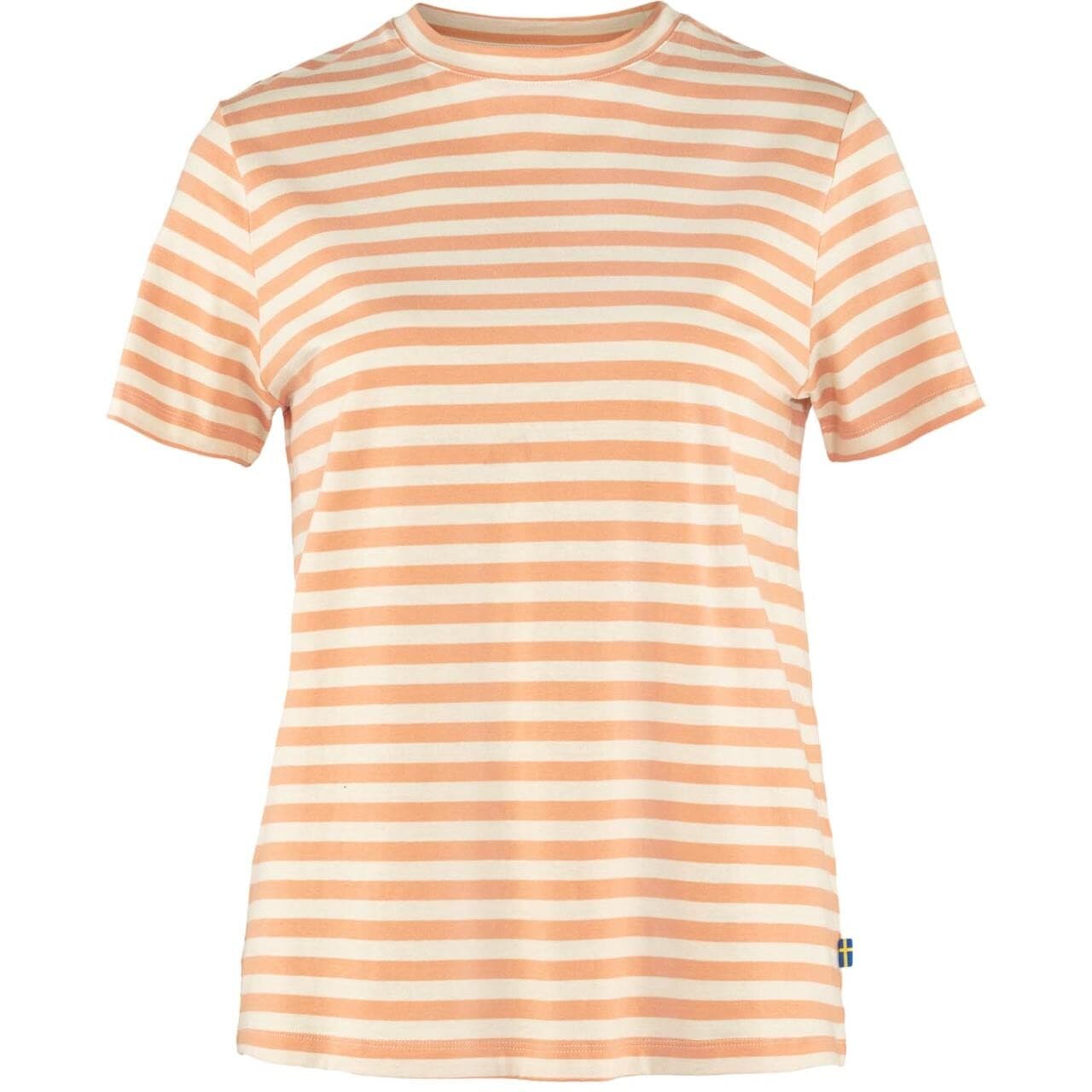 Fjällräven Womens Striped T-shirt  (Lyserød (LANDSORT PINK-CHLK WHT/987-113) Large)