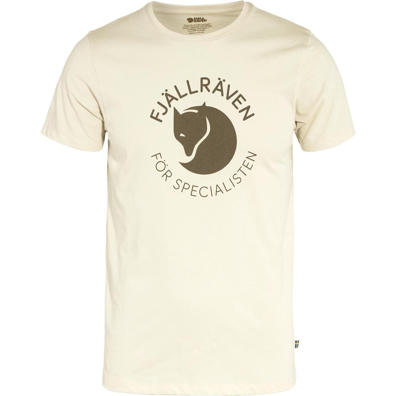 Fjällräven Mens Fjällräven Fox T-shirt  (Hvid (CHALK WHITE/113) Medium)
