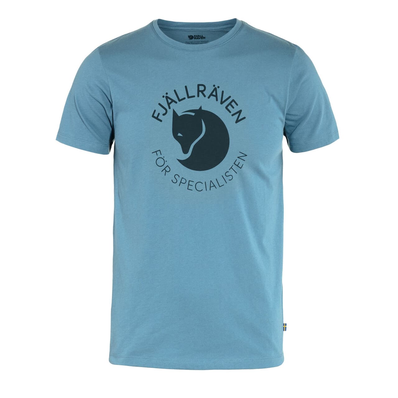 Fjällräven Mens Fjällräven Fox T-shirt  (Blå (DAWN BLUE/543) Medium)
