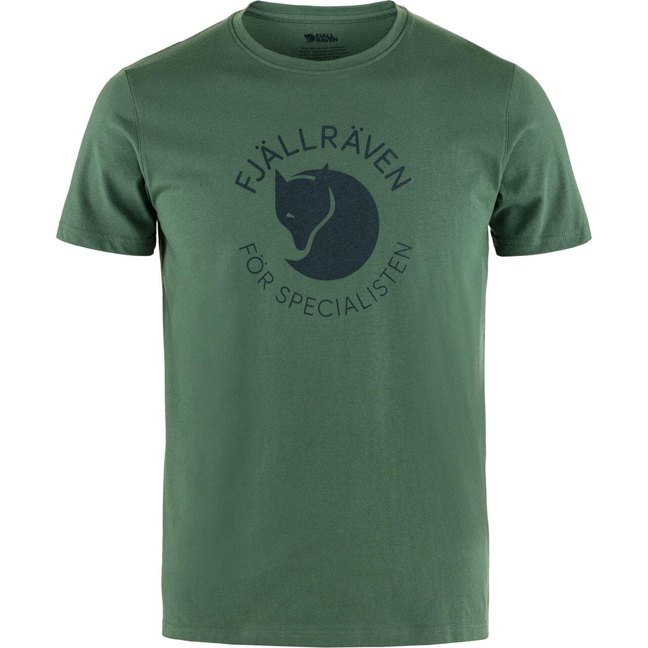 Fjällräven Mens Fjällräven Fox T-shirt  (Grøn (DEEP PATINA/679) Small)