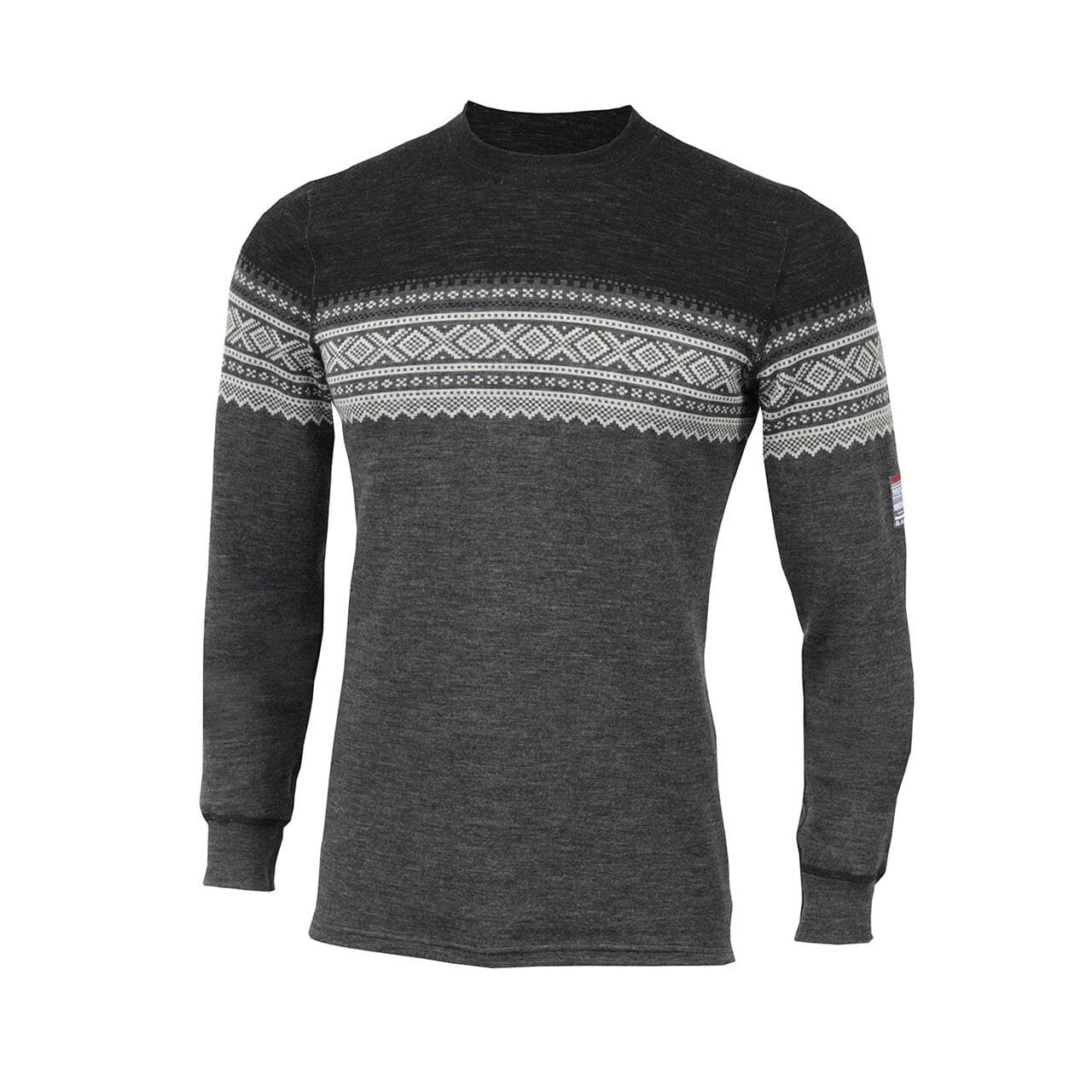 Aclima Mens Designwool Marius Crew Neck (Grå (NOREFJELL) XX-large)