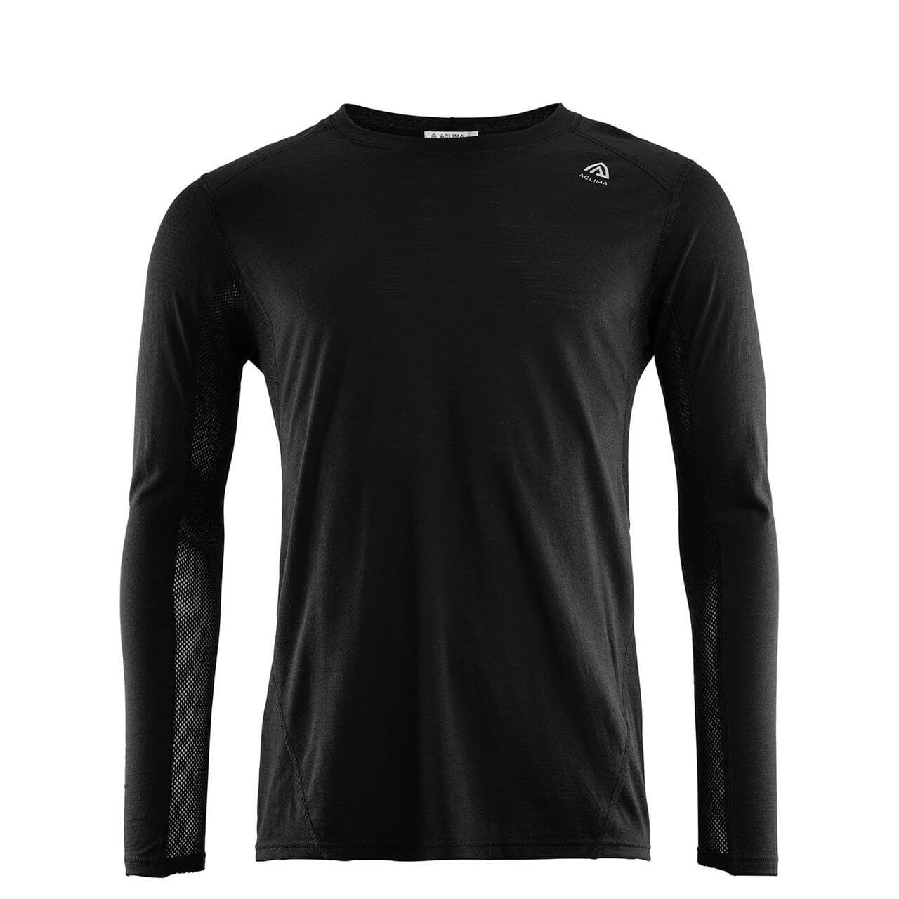 Aclima Mens Lightwool Sports Shirt (Sort (JET BLACK) X-large)