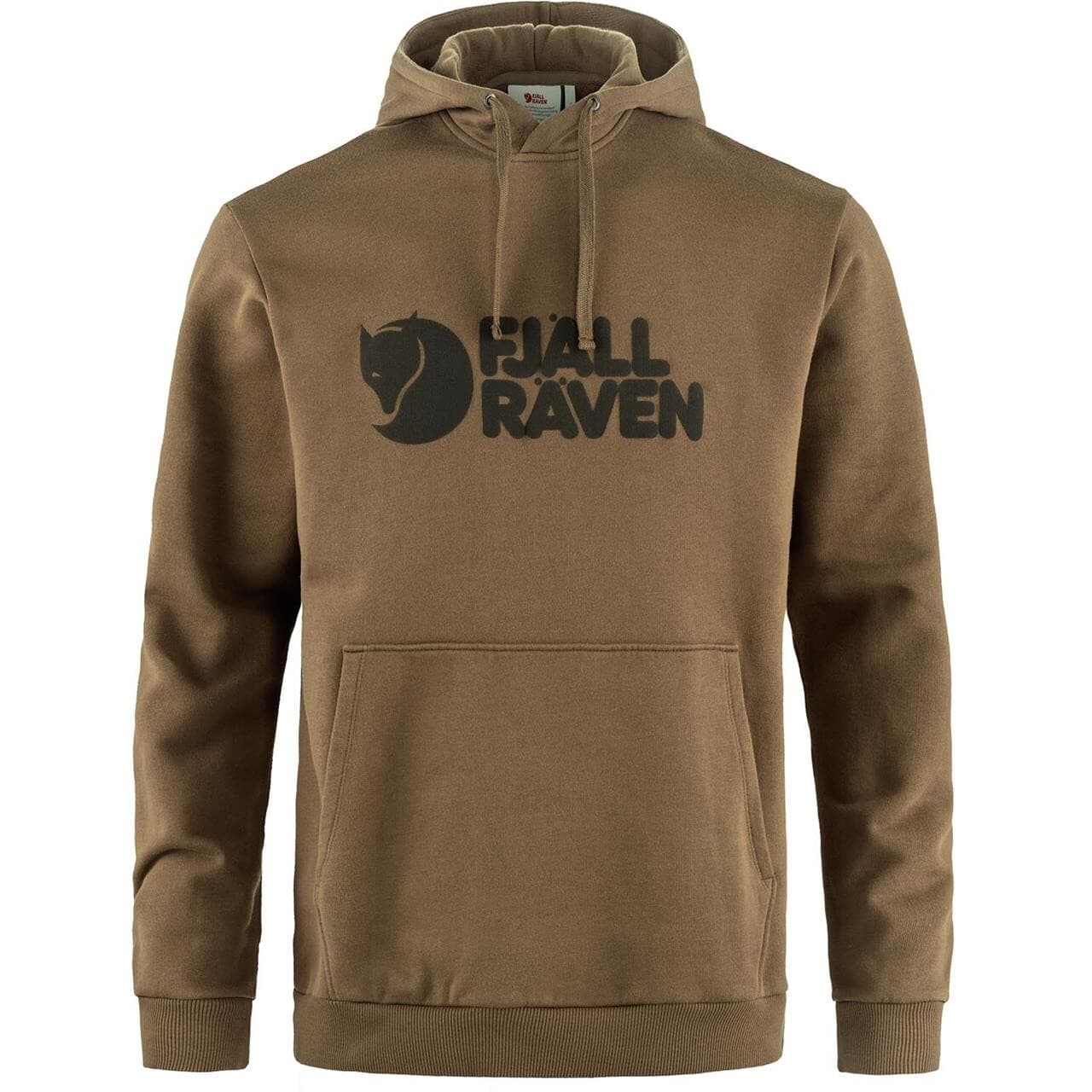 Fjällräven Mens Fjällräven Logo Hoodie (Brun (WOOD BROWN/265) XX-large)