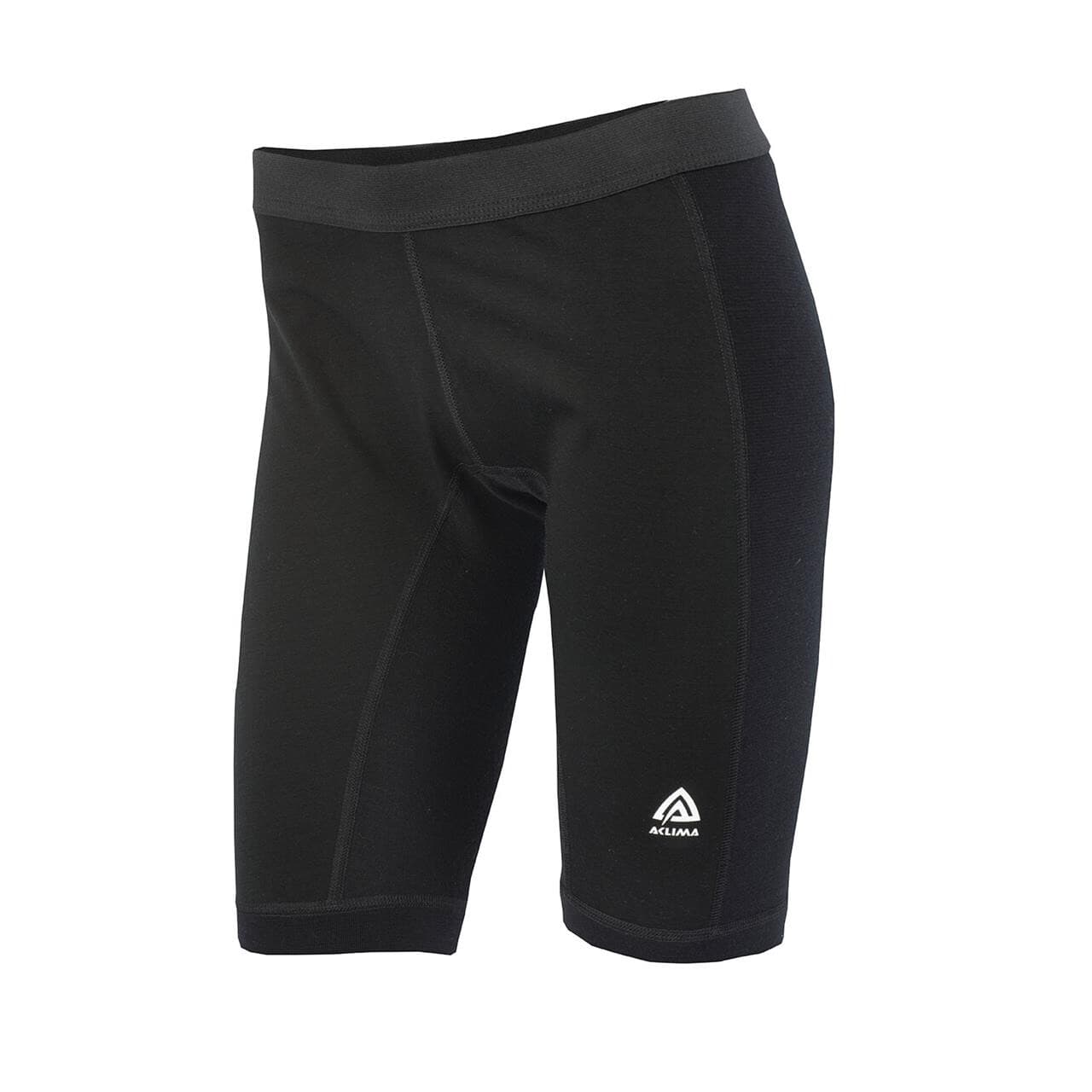 Aclima Womens WarmWool Long Shorts W/WindWool (Sort (JET BLACK) X-large)