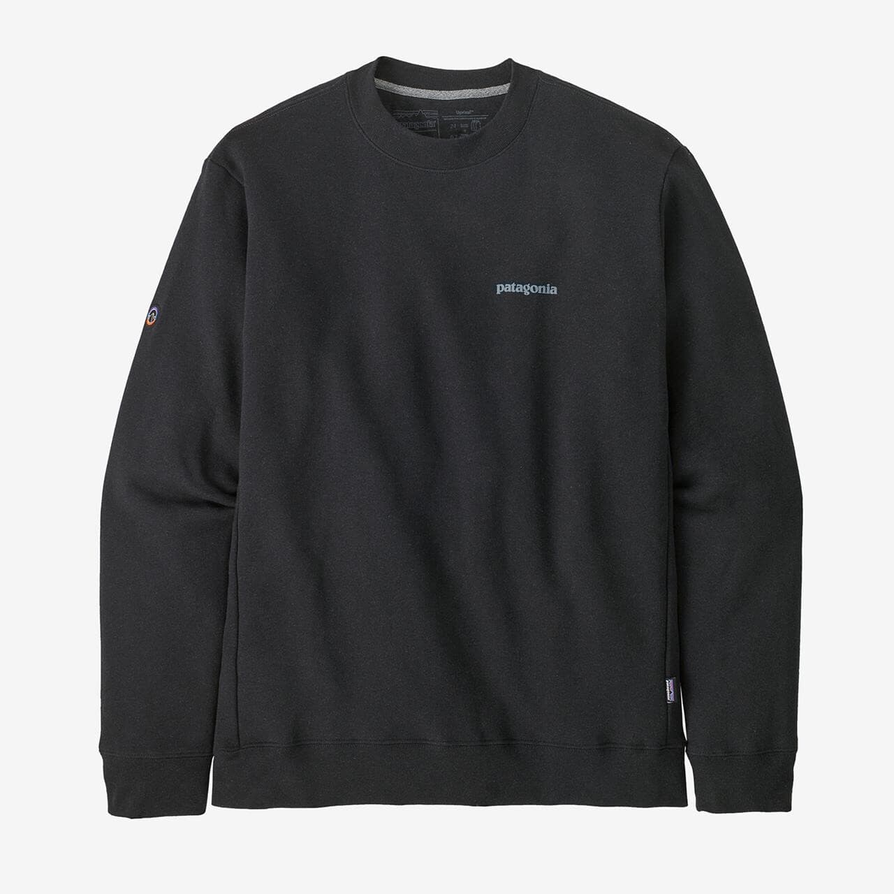 Patagonia Fitz Roy Icon Uprisal Crew Sweatshirt (Sort (INK BLACK) Medium)