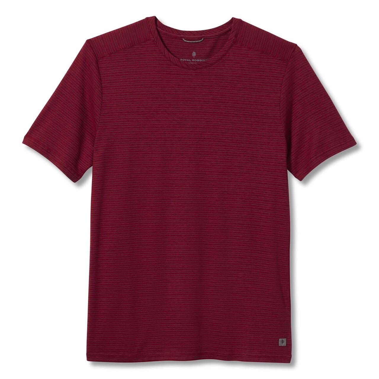 Royal Robbins Mens Vacationer Crew S/S (Rød (RASPBERRY STR) Medium)