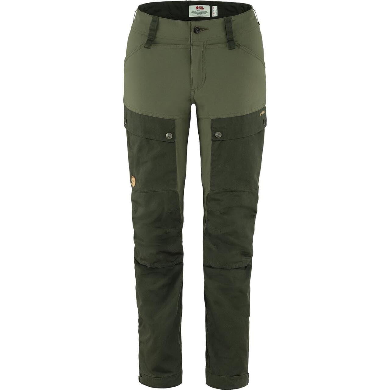 Fjällräven Womens Keb Trousers (Grøn (DEEP FOREST-LAUREL GRN/662-625) 44 lang)