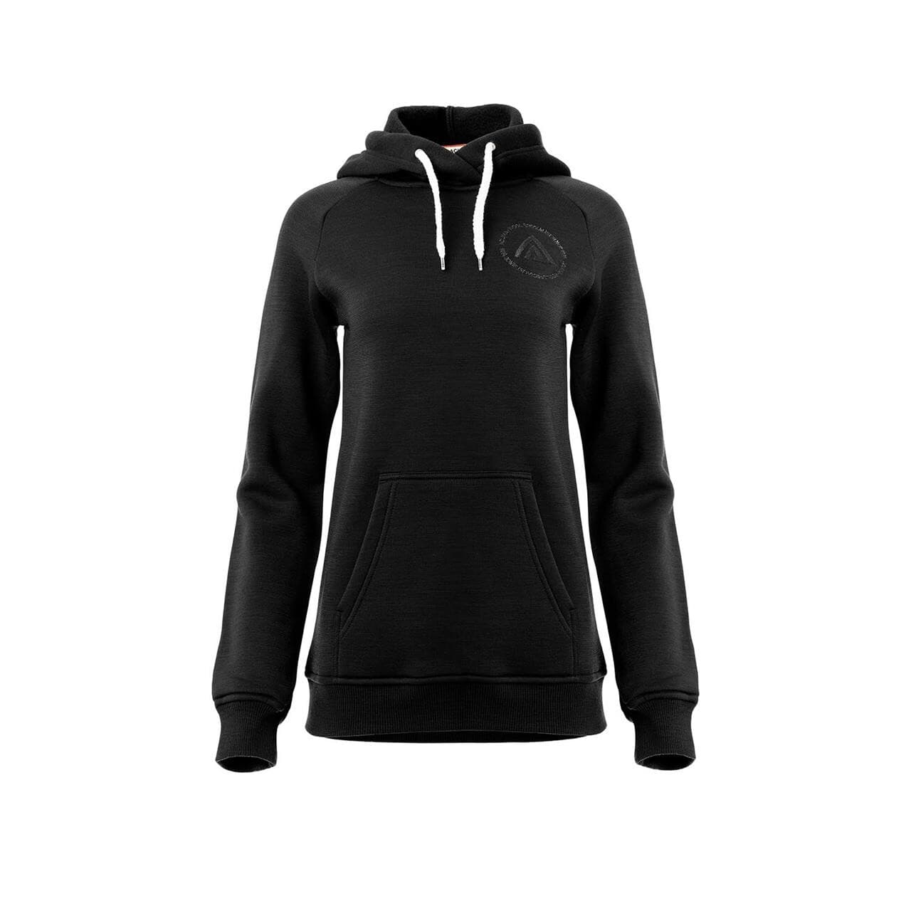 Aclima Womens Fleecewool V2 Hoodie (Sort (JET BLACK) Large)