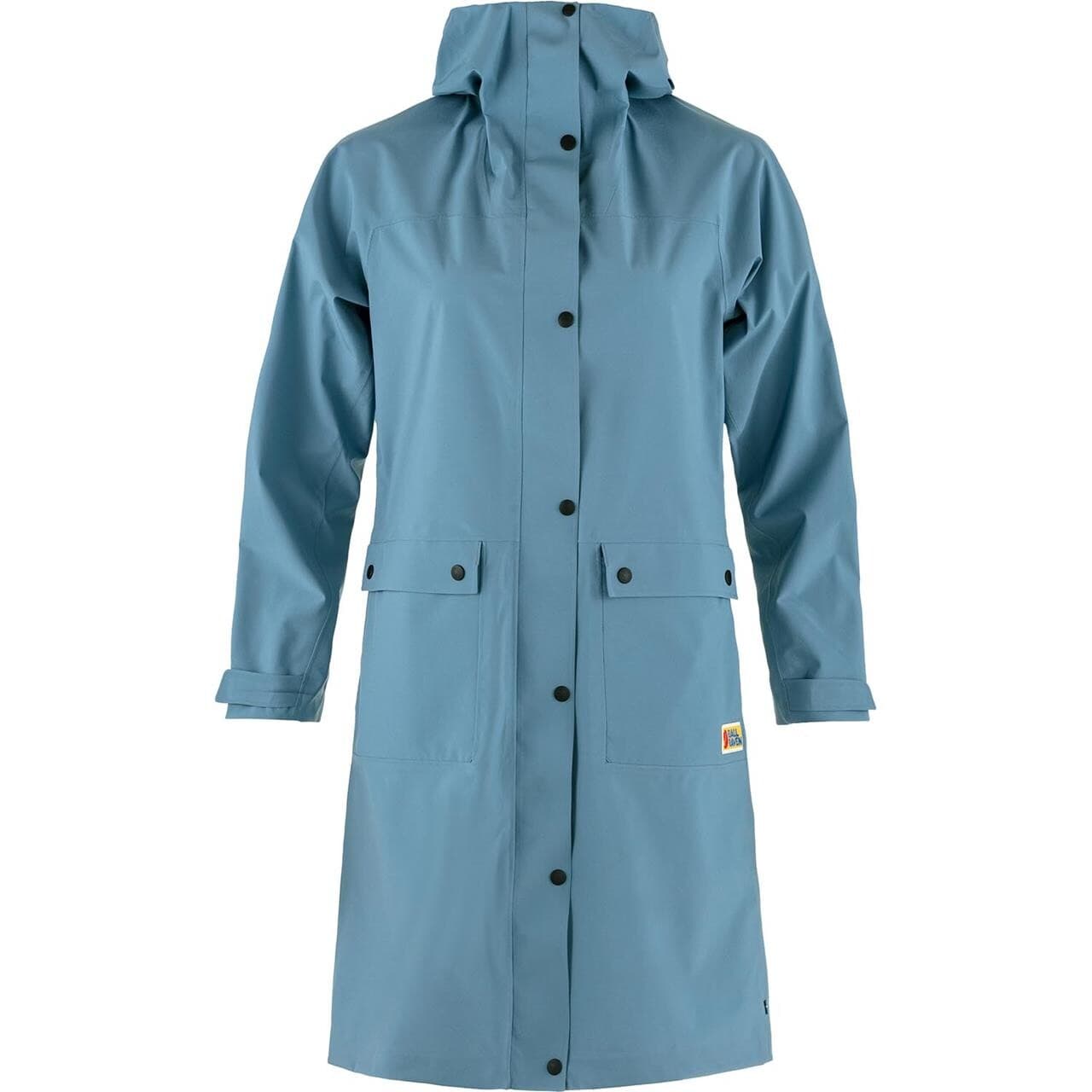 Fjällräven Womens Vardag Rain Parka (Blå (DAWN BLUE/543) Small)