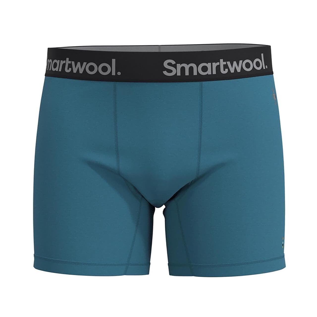 Smartwool Mens Active Boxer Brief Boxed (Blå (TWILIGHT BLUE) Medium)