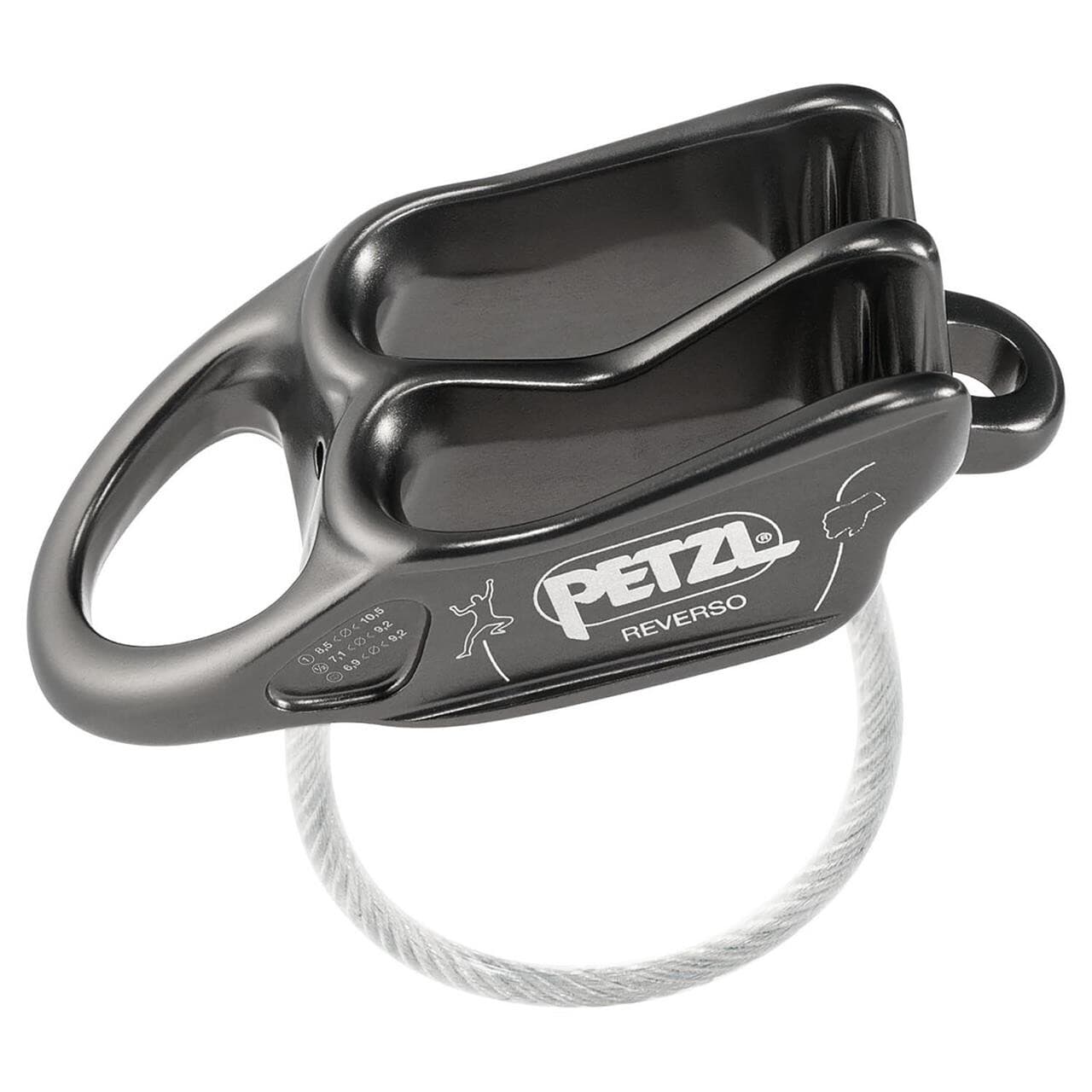 Petzl Reverso Belay Device (Grå (GRAY))