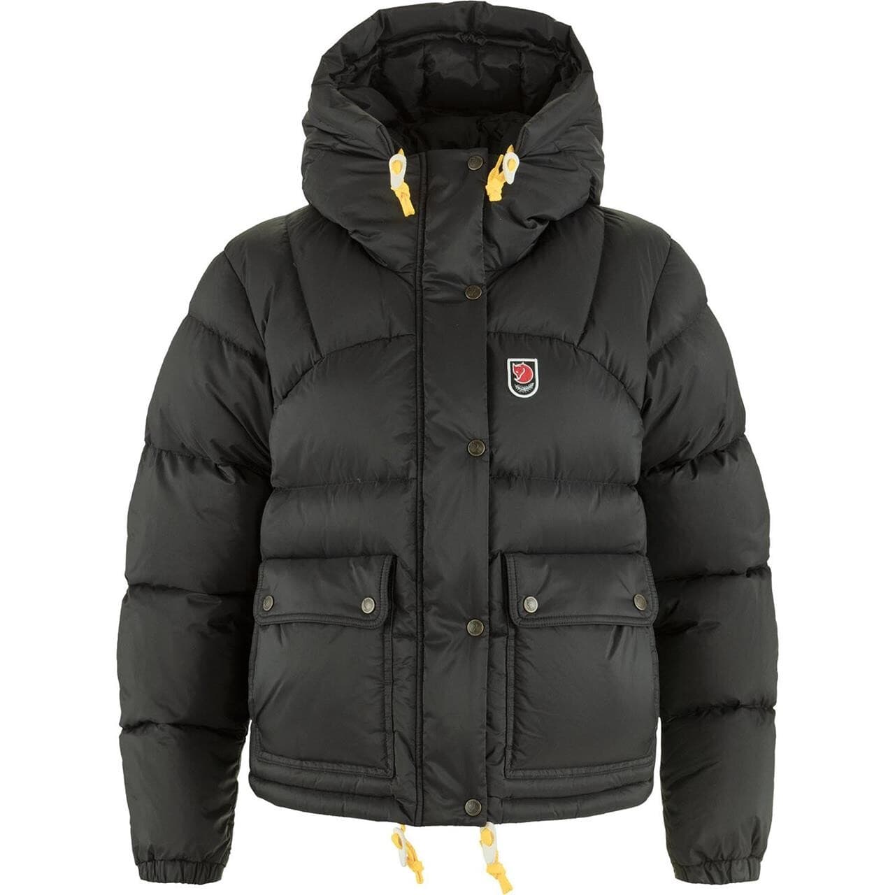 Fjällräven Womens Expedition Down Cropped Jacket (Sort (BLACK/550) XX-small)