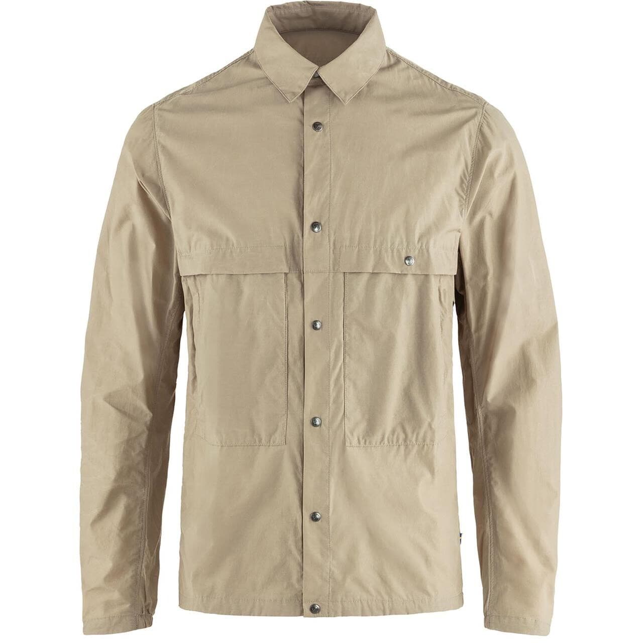 Fjällräven Mens Hoja Rider's Wind Jacket (Beige (FOSSIL/118) Large)