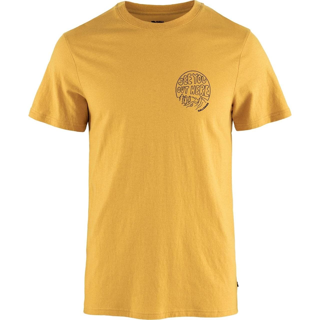 Fjällräven Mens Hemp Blend Out Here T-shirt (Gul (OCHRE/160) Medium)