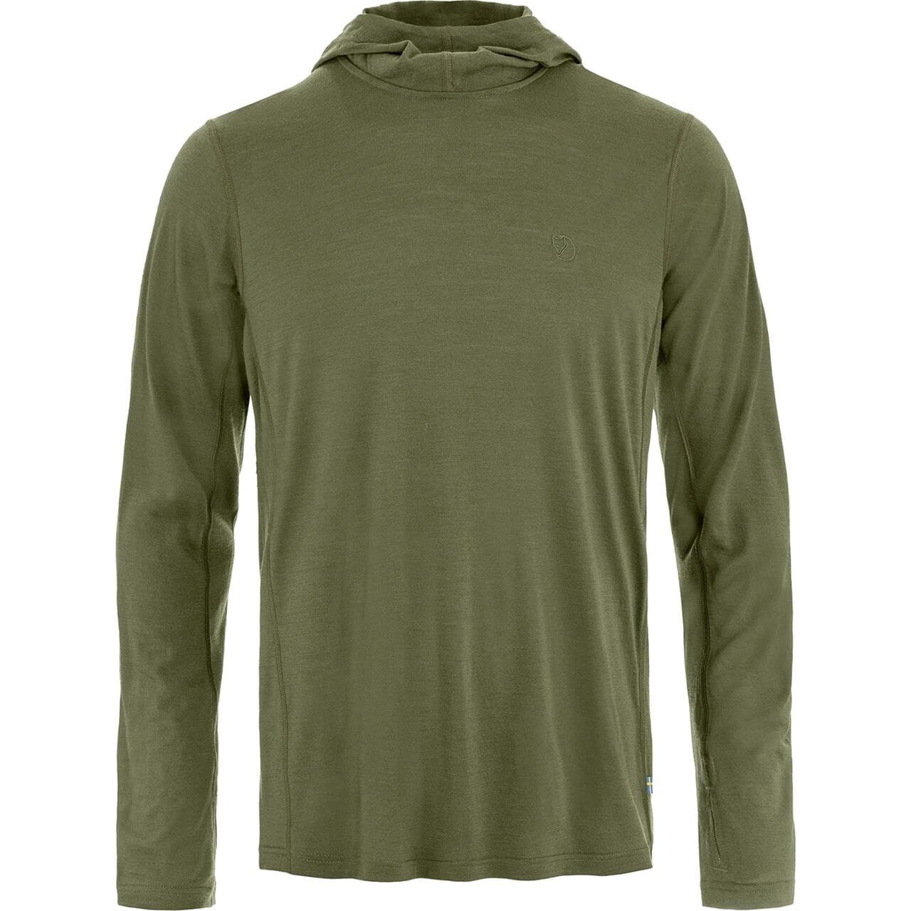 Fjällräven Mens Abisko Wool Sun-hoodie (Grøn (LAUREL GREEN/625) X-small)